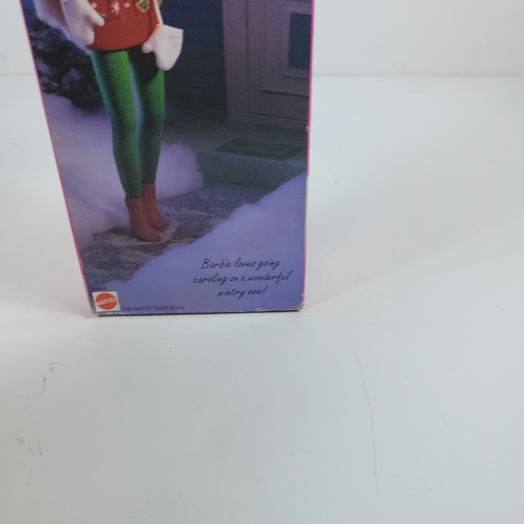 Caroling Fun Holiday Barbie Doll 1995 Christmas Mattel Special Edition 13966 New - Picture 13 of 13